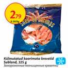 Allahindlus - Külmutatud koorimata krevetid Subland, 325 g