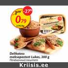 Allahindlus - Delikatess maksapasteet Lukas, 200 g