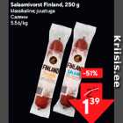 Salaamivorst Finland, 250 g

