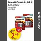 Allahindlus - Patareid Panasonic, 4+2 tk