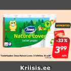 Tualettpaber Zewa Nature Lover, 3-kihiline, 16 rulli*