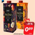 Alkoholivaba glögi Aura, 1 l
