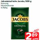 Jahvatatud kohv Jacobs, 500 g
Krönung
