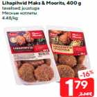 Lihapihvid Maks & Moorits, 400 g

