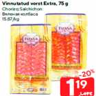 Vinnutatud vorst Extra, 75 g

