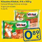 Kiisueine Kitekat, 4 tk x 100 g

