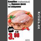 Kanafilee (maitsestatud) 1 kg