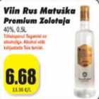 Allahindlus - Viin Rus Matuška Premium Zolotaja 40%, 0,5 l