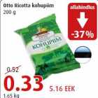 Allahindlus - Otto Ricotta kohupiim 200 g