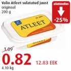 Allahindlus - Valio Atleet sulatatud juust originaal 200 g