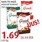 Allahindlus - Sante Fit müsli erinevad maitsed 350 g