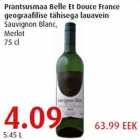 Allahindlus - Prantsusmaa Belle Et Douce France geograafilise tähisega lauavein Sauvignon Blanc, Merlot 75 cl