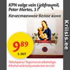 Allahindlus - KPN valge vein Liebfraumil, Peret Mertes, 3 l