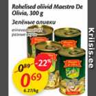 Allahindlus - Rohelised oliivid Maestro De Olivia, 300 g