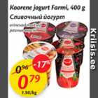 Allahindlus - Koorene jogurt Farmi, 400 g
