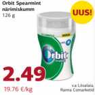 Allahindlus - Orbit Spearmint
närimiskumm
126 g