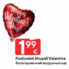 Fooliumist õhupall Valentine