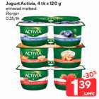 Jogurt Activia, 4 tk x 120 g