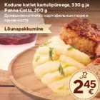 Allahindlus - Kodune kotlet kartulipüreega, 330 g ja Panna Cotta, 200 g