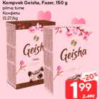 Kompvek Geisha, Fazer, 150 g