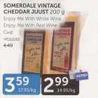 SOMERDALE VINTAGE CHEDDAR JUUST 200 G