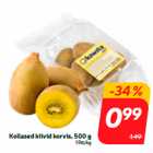 Kollased kiivid korvis, 500 g