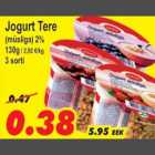 Allahindlus - Jogurt Tere