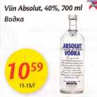 Allahindlus - Viin Absolut