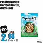 Pistaatsiapähklid
meresoolaga 200g
