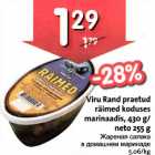 Viru Rand räimed koduses marinaadis, 430 g/neto255g