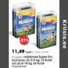 Mähkmed - Huggies mähkmеd Super Dry
Есоnоmу (3) 5-9 kg,72tk/pk
või (4) 8-14 kg,60 tk/pk