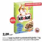 Allahindlus - Kitekat kassi kuivtoit tuunikala-köögivilja 1 kg