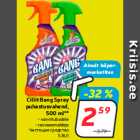 Allahindlus - Cillit Bang Spray
puhastusvahend,
500 ml**
• vannitubadele
• rasvaeemaldaja