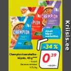 Allahindlus - Champion kaerahelbeküpsis,
40 g****
• 4 sorti