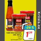 Allahindlus - Valik Felix kastmeid,
340-350 g*
• 3 sorti