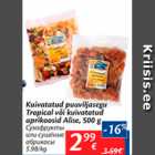 Allahindlus - Kuivatatud puuviljasegu Tropical või kuivatatud aprikoosid Alise, 500 g