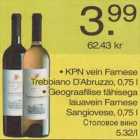 Allahindlus - KPN vein Farnese Trebbiano D