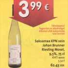 Allahindlus - Saksamaa KPN vein Johan Brunner Riesling Mosel