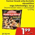 Allahindlus - Farmer Snack scho-ka-kola eksootiline segu šokolaadiga