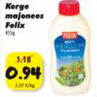 Allahindlus - Kerge majonees Felix 455g