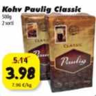 Allahindlus - Kohv Paulig Classic 500g 2 sorti