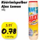 Allahindlus - Küürimispulber Ajax Lemon 500g