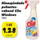 Allahindlus - Klaaspindade puhastusvahend Clin Windows 500ml