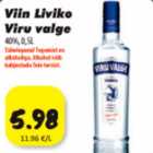 Allahindlus - Viin Liviko Viru valge 40%, 0,5l