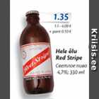 Hele õlu Red Stripe