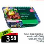 Grill-liha mustikamarinaadis
500g
