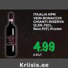 ITAALIA KPN
VEIN BONACCHI
CHIANTI RISERVA
12,5% 75CL