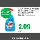 AJAX TRIPPLE ACTION
KLAASIPUHASTUSVAHEND
500ML