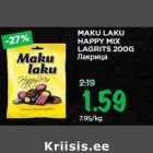 Allahindlus - MAKU LAKU
HAPPY MIX
LAGRITS 200G