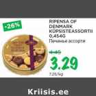 RIPENSA OF
DENMARK
KÜPSISTEASSORTII
0,454G